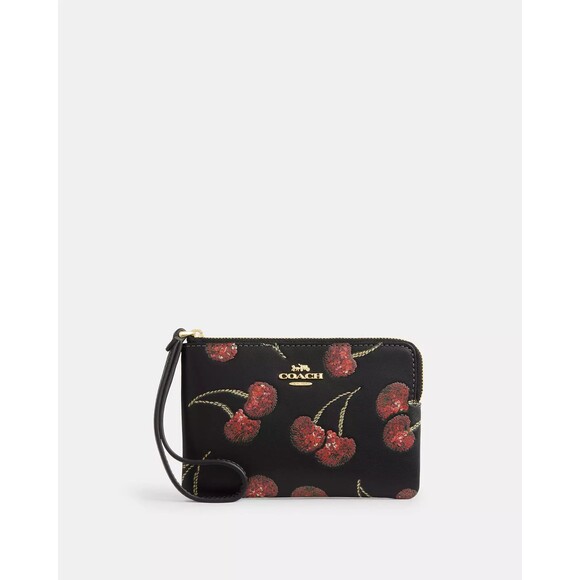 Coach Corner Zip Wristlet
With Cherry Print - Picture 3 of 5